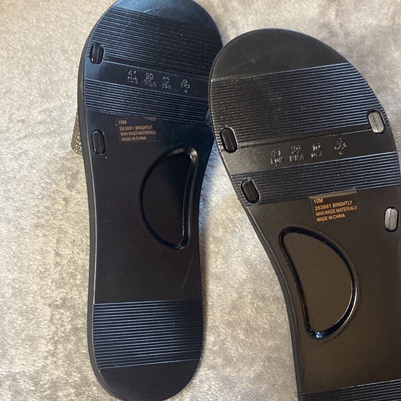 fashion nova black crystal sandals - Picture 3 of 5